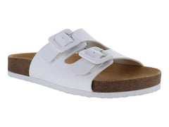Sandalias Vavito de Charol Blanco para Niña