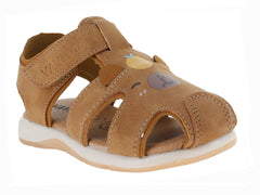 Sandalias Vavito Color Camel para Niño
