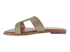 Sandalias ULAN Oro Inglés para Mujer
