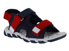 Sandalias Guany Marino Rojo para Niño