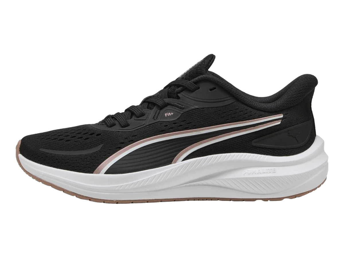 Tenis PUMA Skyrocket Lite 2 Negro y Oro Rosa para Mujer