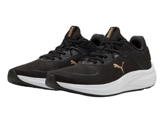 Tenis PUMA Skyrocket Lite 2 Alt Negro y Oro para Mujer