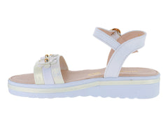 Sandalias Viris Blancas para Niña