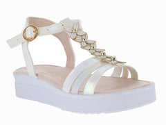 Sandalias Viris Blanco para Niña
