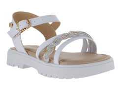 Sandalias Miroslava Blanco para Niña