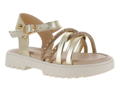 Sandalias Miroslava Oro Inglés para Niña