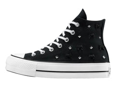 Tenis Converse CTAS Lift Platform Negro para Mujer