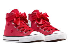 Tenis Converse Chuck Taylor All Star Bow Rojo para Niña