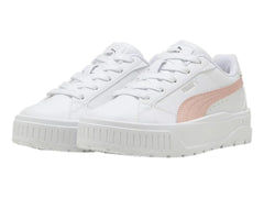Tenis Puma Carmen II Blanco y Rosa para Niña