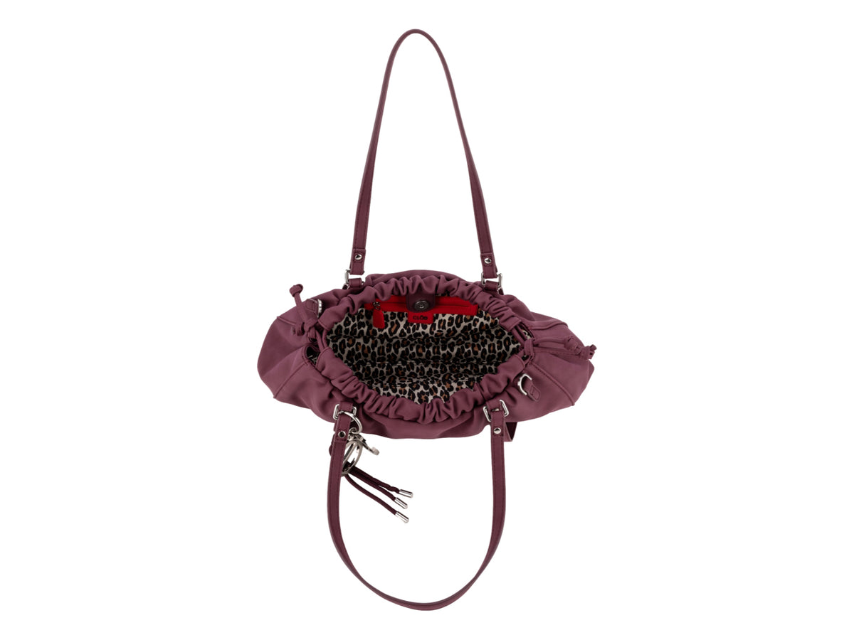 Bolsa de Hombro Cloe Tinto para Mujer