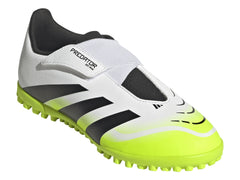 Tenis de Fútbol Adidas Predator Club Blanco para Niño