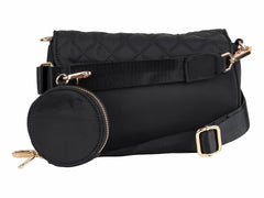 Bolsa de Hombro Carrier Roze Negro para Mujer