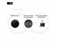 Bolsa de Hombro Cloe Negro para Mujer