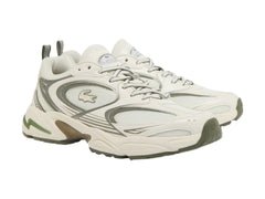 Tenis Lacoste Storm 96 2K Blanco y Caqui para Hombre