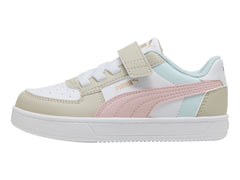 Tenis PUMA Caven 2.0 Block Beige y Rosa para Niña