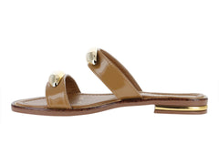 Sandalias Luna Rosa Color Natural de Charol para Mujer