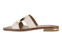 Sandalias Luna Rosa Charol Color Miga para Mujer