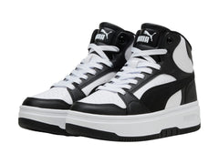 Tenis PUMA Rebound Femme Mid Blanco y Negro para Mujer