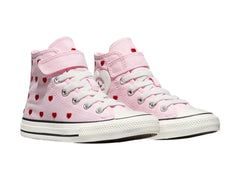 Tenis Converse Hearts & Roses Rosa para Niña