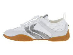 Tenis Steve Madden Blanco y Plateado para Mujer