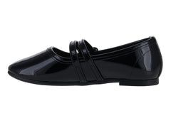 Ballerinas Roze de Charol Negro para Niña