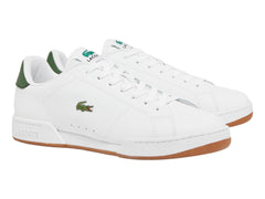 Tenis Lacoste Carnaby Blanco y Verde para Hombre