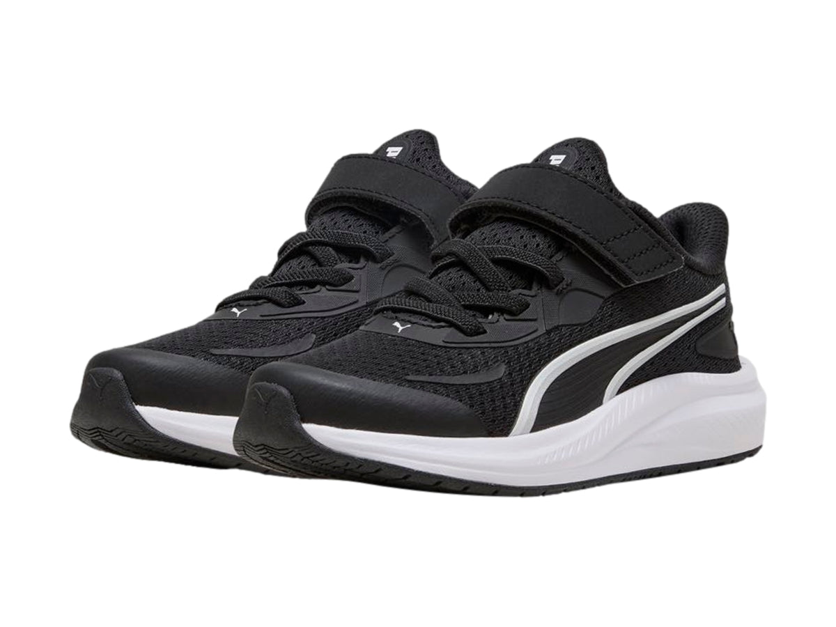 Tenis PUMA Skyrocket 2 Negro y Blanco para Niño