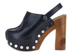 Zuecos Edimag Cresta Negro para Mujer