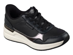 Tenis Skechers Street Negro y Blanco para Mujer