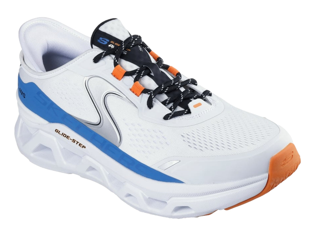 Tenis Skechers Sport Blanco y Azul para Hombre