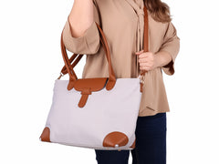 Bolsa de Hombro Unibella Gris para Mujer