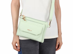 Bolsa de Hombro Unibella Verde para Mujer