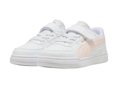 Tenis PUMA Caven III Blanco y Rosa para Niña