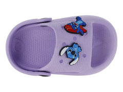 Sandalias Clogs DTX Lila de Stitch para Niña