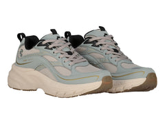Tenis Charly Fashion Sport Beige y Azul para Mujer
