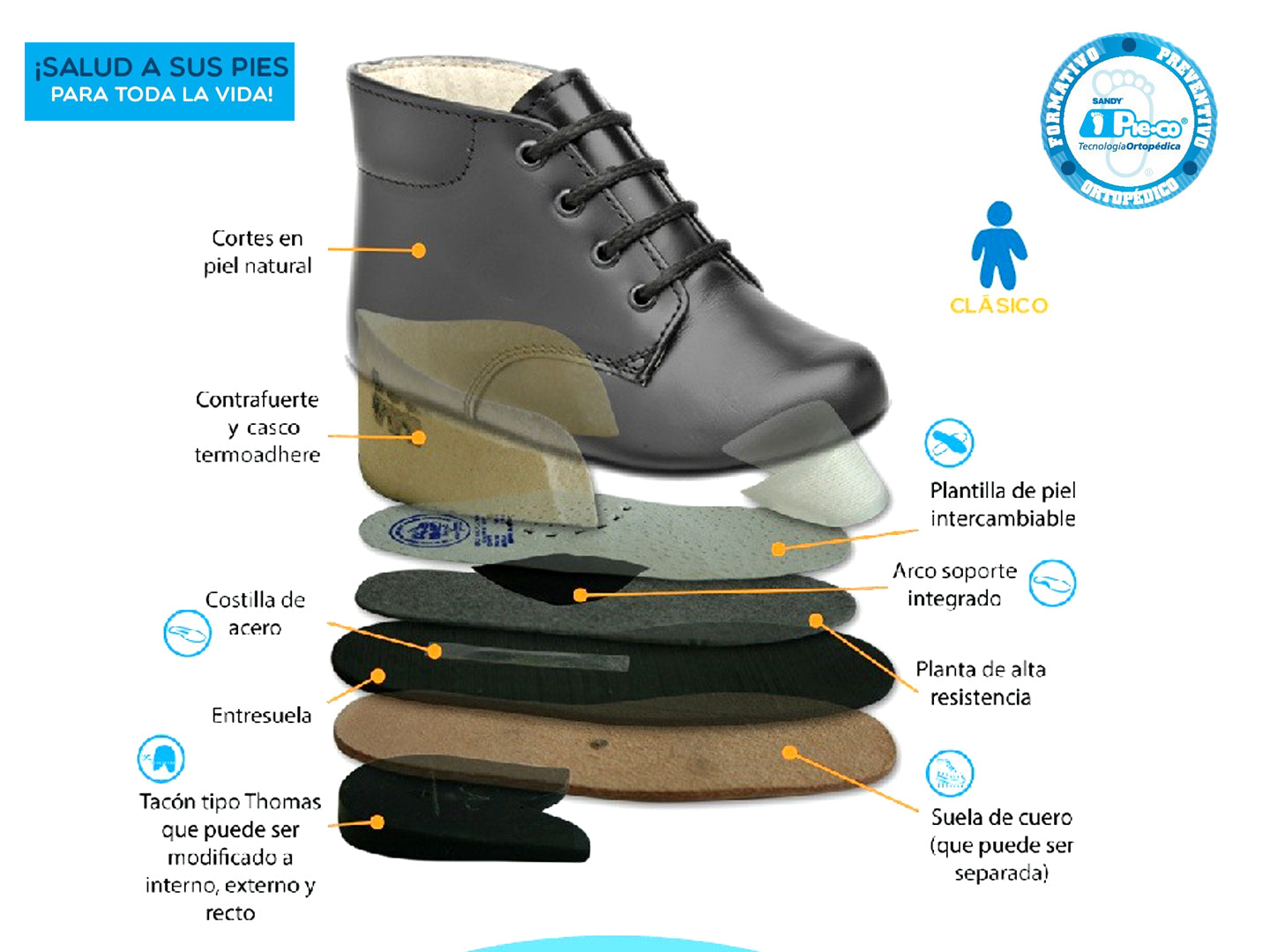 Botas Pieco 9666 Para Niño