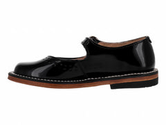 Zapatos Escolares Elefante para Niña en Charol Negro