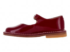 Zapatos Escolares Elefante para Niña en Charol Rojo