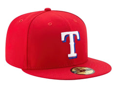 Gorra New Era Texas Rangers MLB Rojo y Blanco