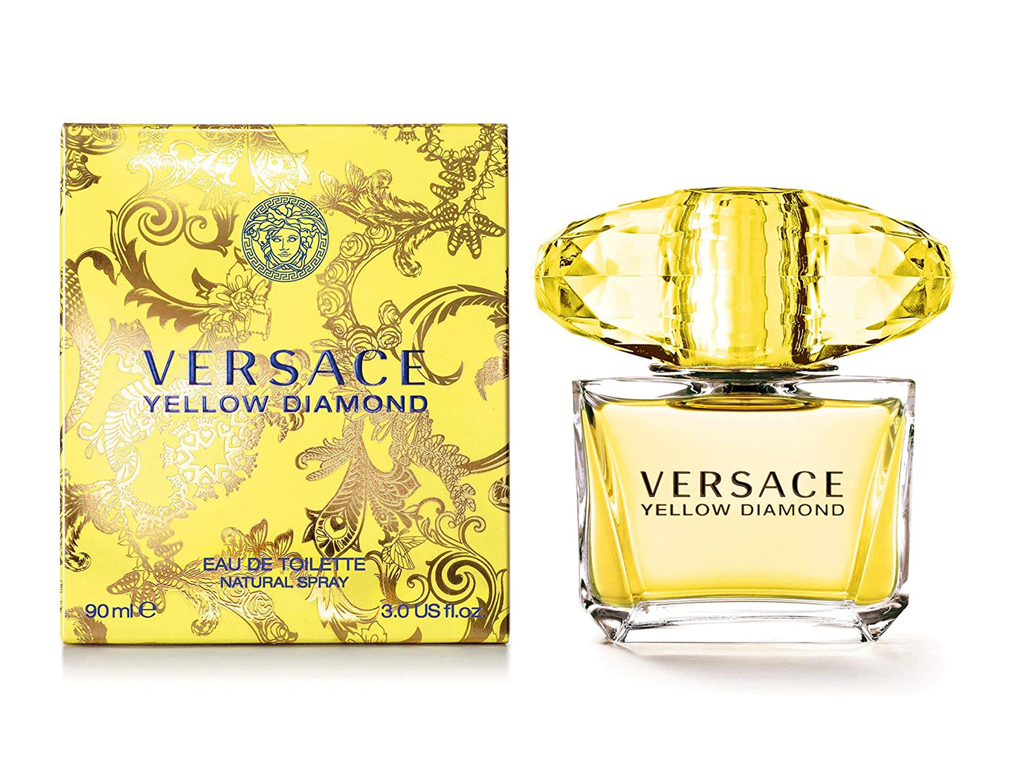 Perfume Versace Yellow Diamon 3.0 Oz Agua De Tocador