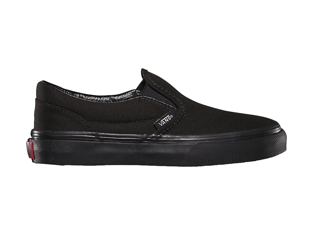 Tenis Vans Classic Slip On Negro Zbuenr Para Niño