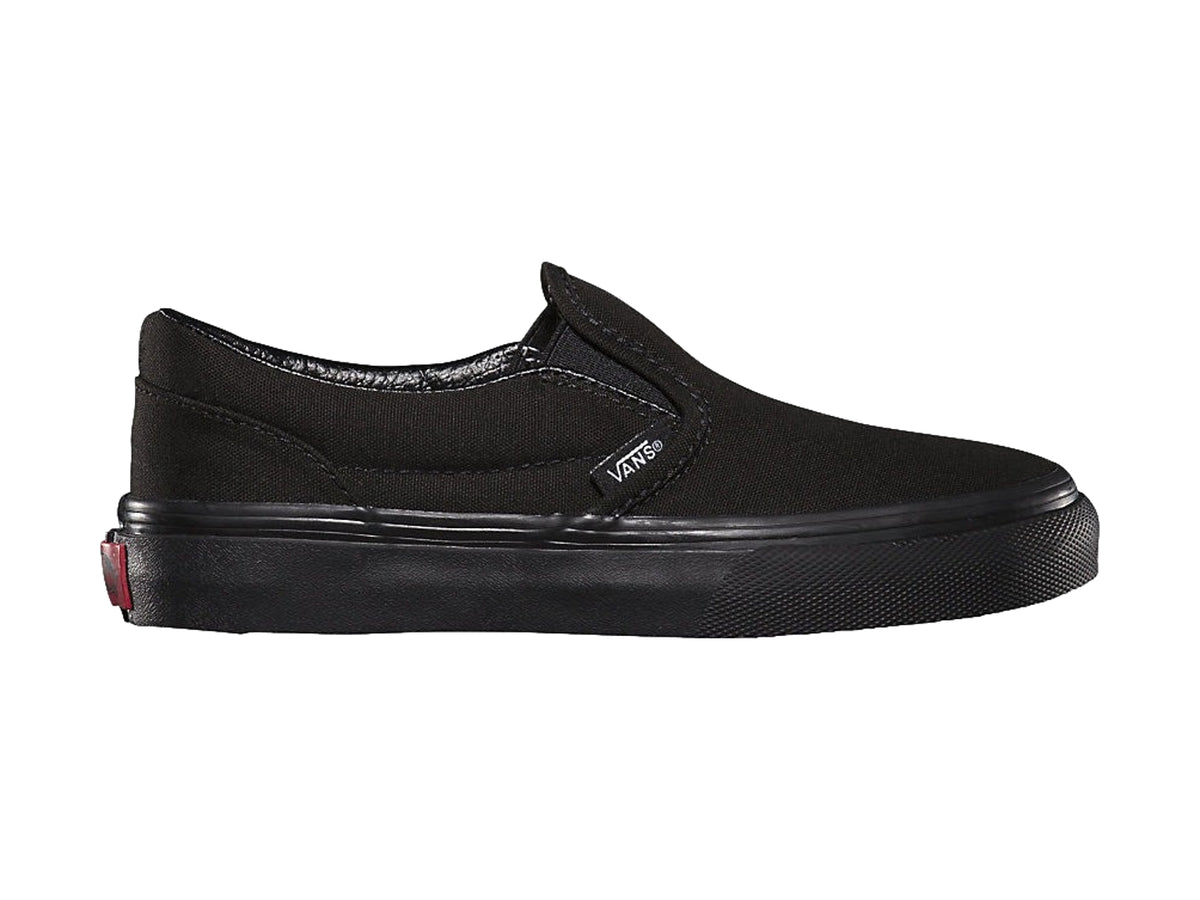 Tenis Vans Classic Slip On Negro Zbuenr Para Niño