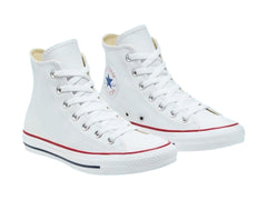 Tenis Converse Chuck Taylor Leather Hi Blancos Unisex
