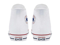 Tenis Converse Chuck Taylor Leather Hi Blancos Unisex
