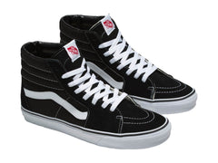 Tenis Vans Sk8 Hi Classics Negro con Blanco Unisex