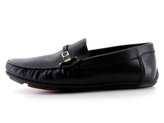 Zapatos Mocasines ALCBAL de Cuero Napa Negro
