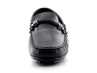 Zapatos Mocasines ALCBAL de Cuero Napa Negro