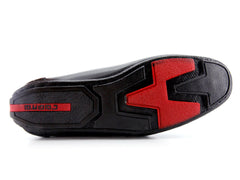 Zapatos Mocasines ALCBAL de Cuero Napa Negro