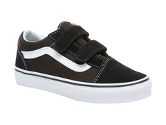Tenis Vans Old Skool V Negro y Blanco para Niño