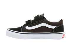 Tenis Vans Old Skool V Negro y Blanco para Niño